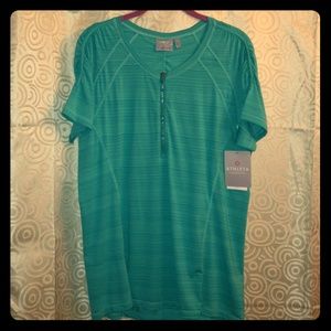 Athleta Pacifica UPF Short Sleeve Tee in green